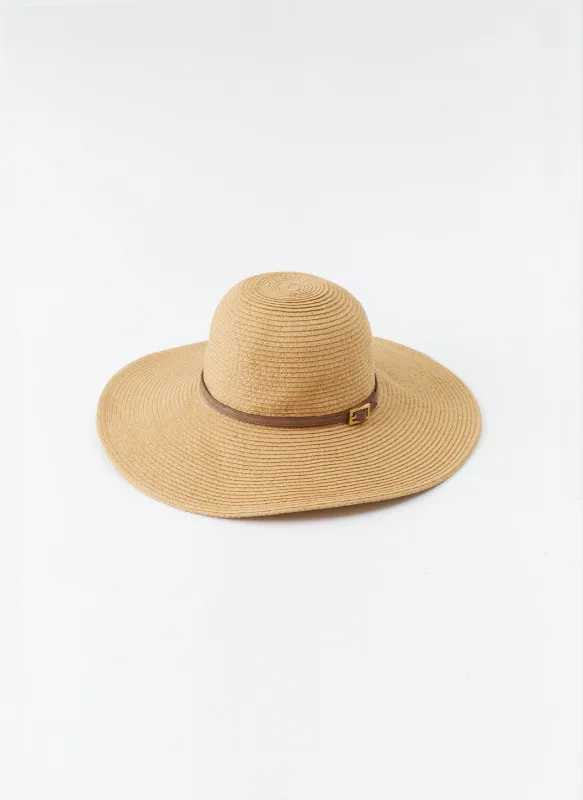 Jemima Beige Hat sold by Melissa Odabash