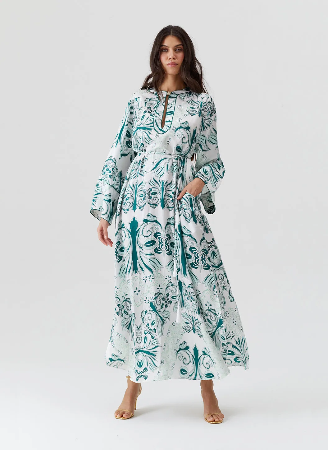 Zephyra Topaz Kaftan sold by Melissa Odabash product image thumbnail 2
