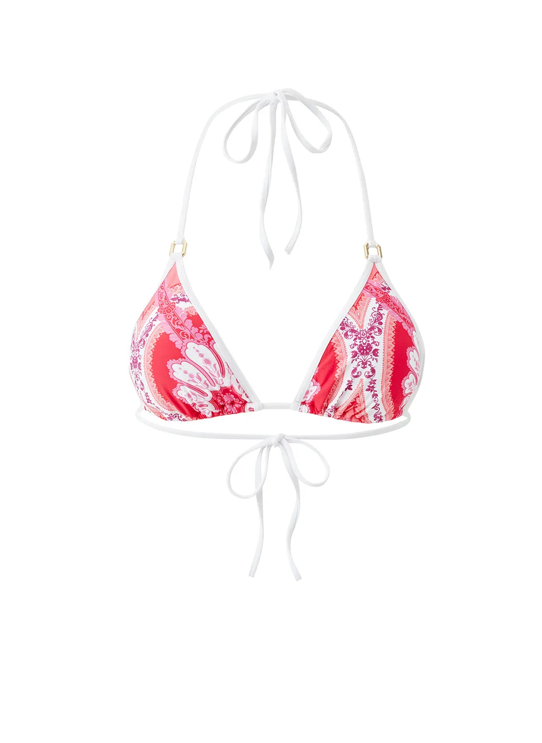 Malta Ornate Bikini Top sold by Melissa Odabash