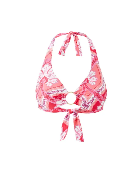 Brussels Ornate Bikini Top sold by Melissa Odabash
