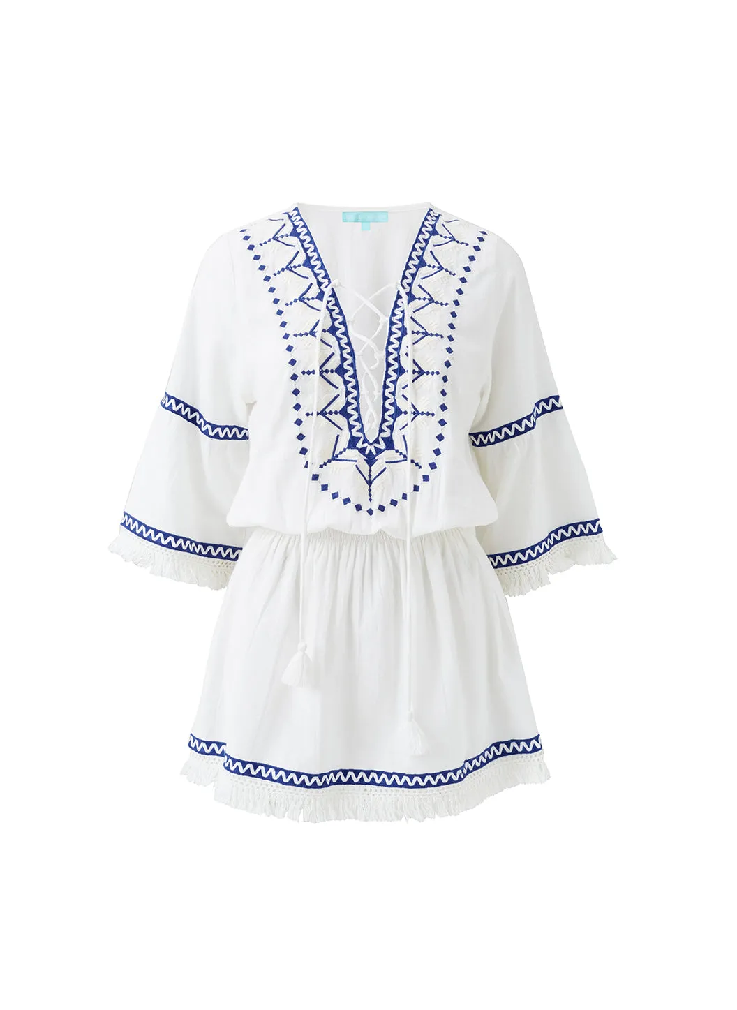 Martina White/Marine Dress sold by Melissa Odabash