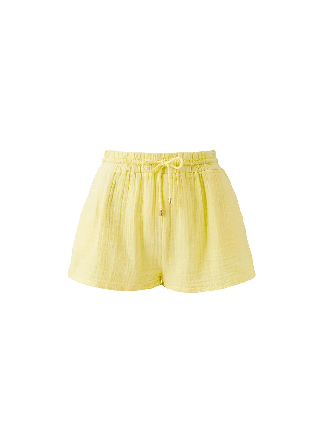 Abbie Yellow Shorts sold by Melissa Odabash