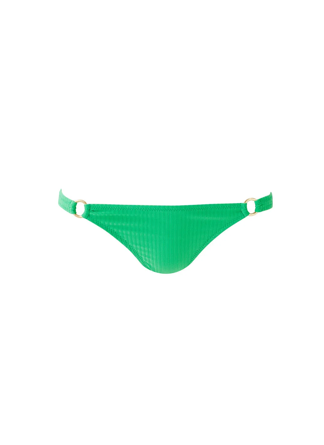 Montenegro Green Ribbed Bikini Bottom sold by Melissa Odabash