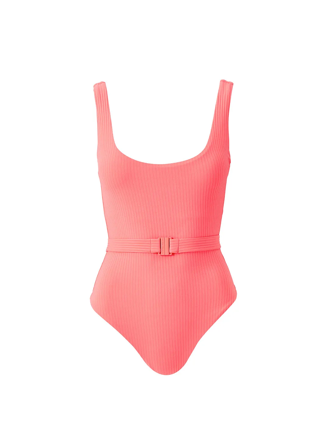 Rio Apricot Ribbed Swimsuit sold by Melissa Odabash