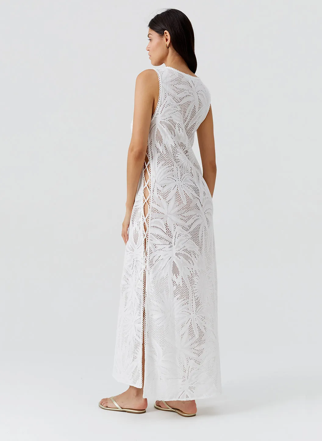 Jada White Dress sold by Melissa Odabash product image thumbnail 5