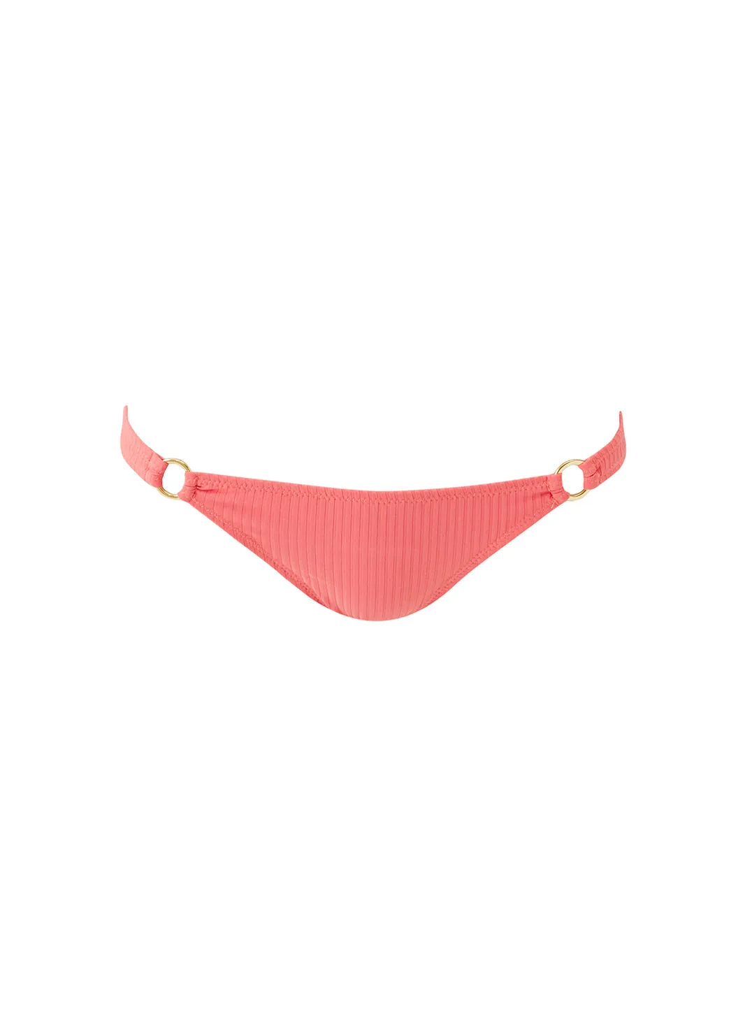 Montenegro Apricot Ribbed Bikini Bottom sold by Melissa Odabash