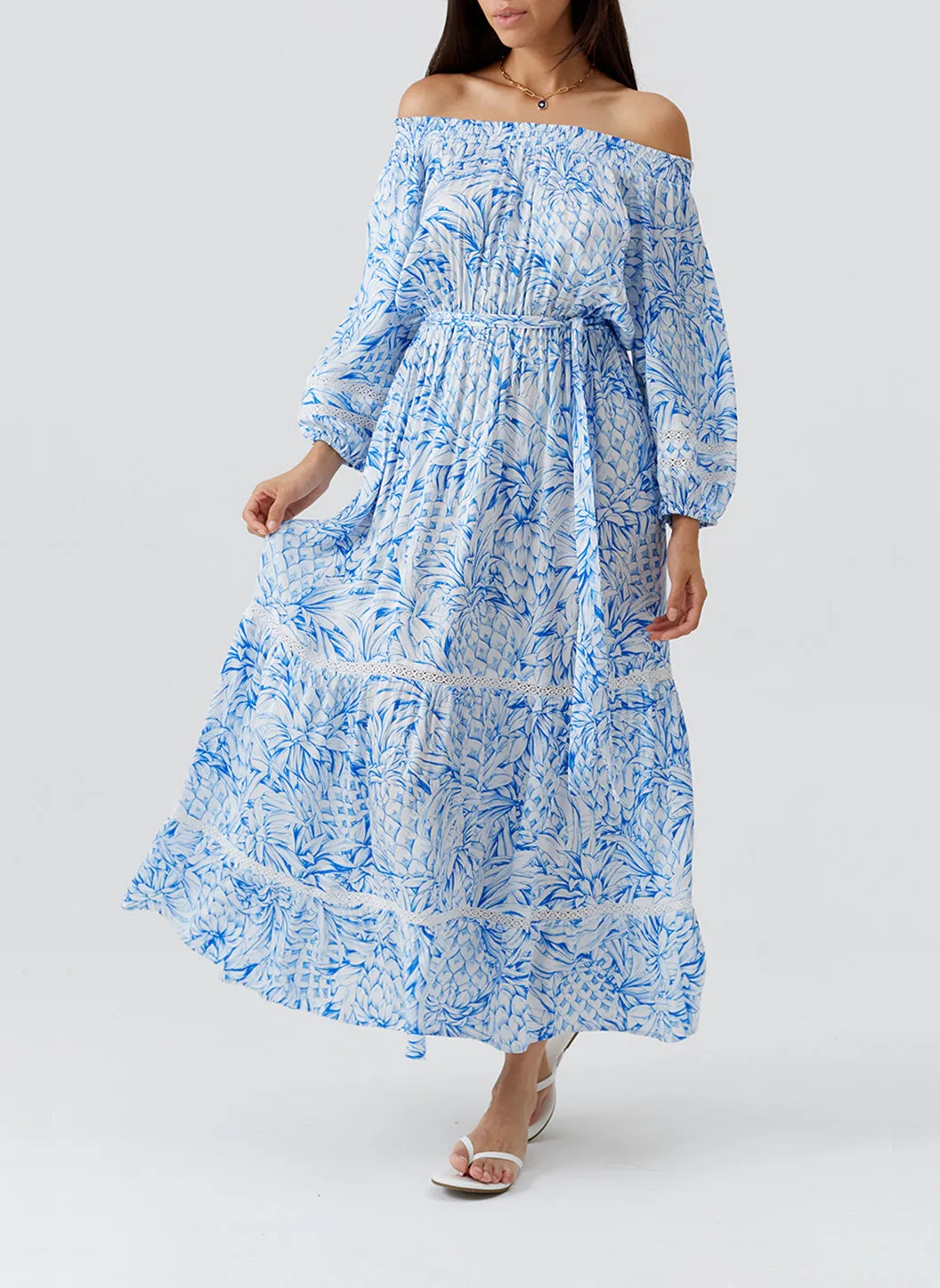 Clover Pineapples Dress sold by Melissa Odabash product image thumbnail 5