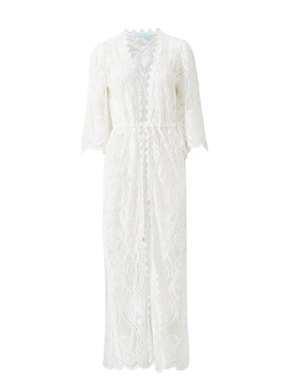 Nellie White Kaftan made by Melissa Odabash