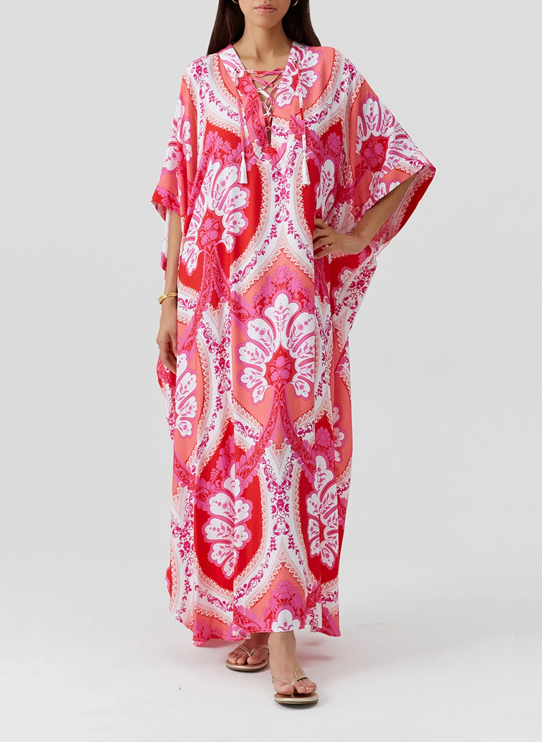 Carlotta Ornate Kaftan sold by Melissa Odabash product image thumbnail 5