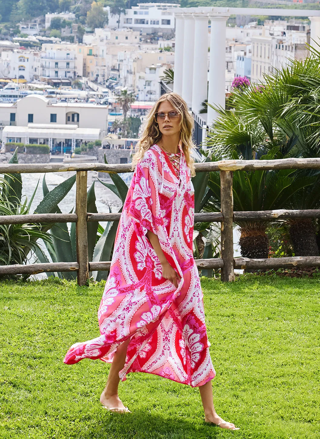 Carlotta Ornate Kaftan sold by Melissa Odabash product image thumbnail 2