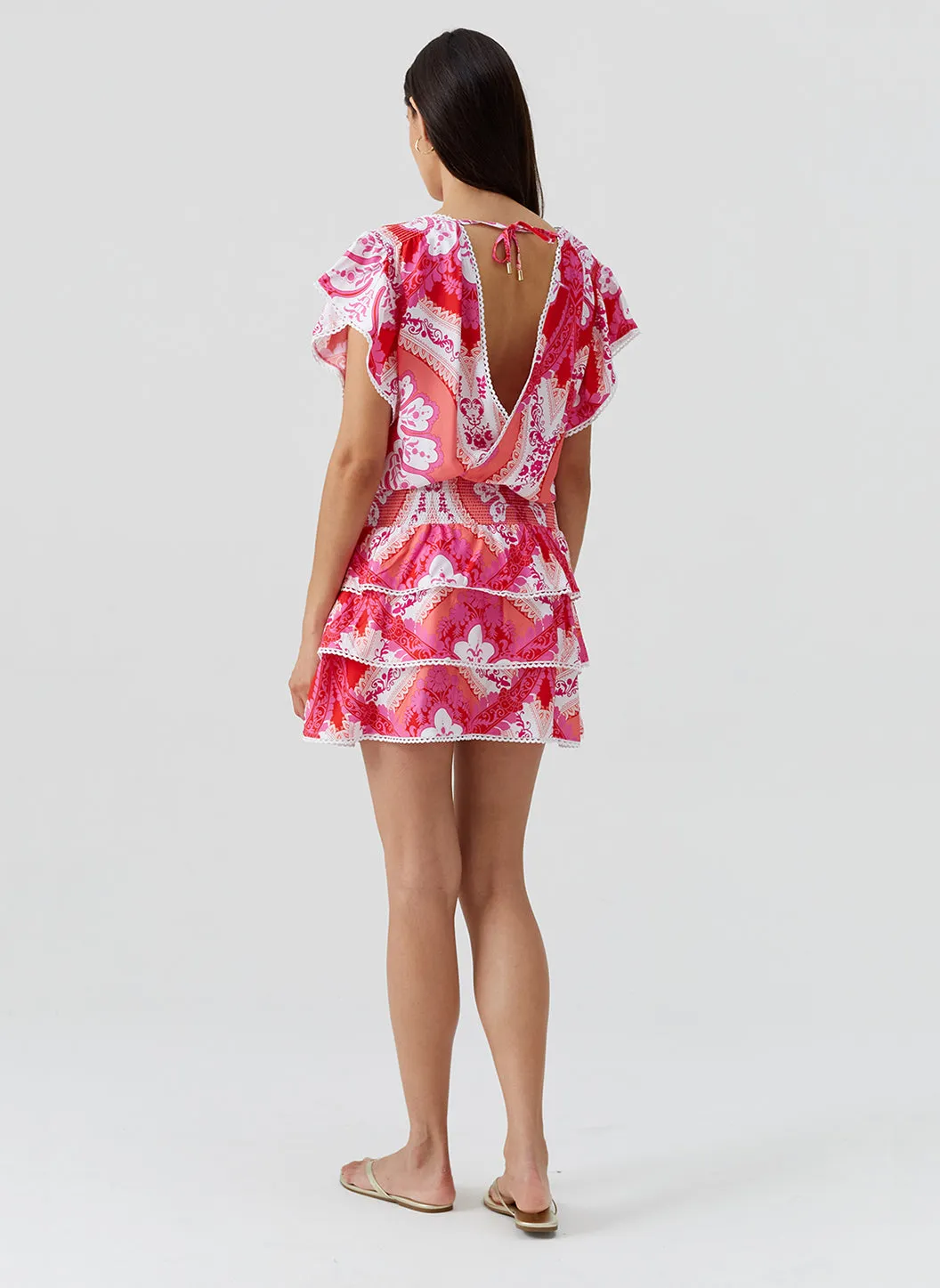 Jess Ornate Dress sold by Melissa Odabash product image thumbnail 4