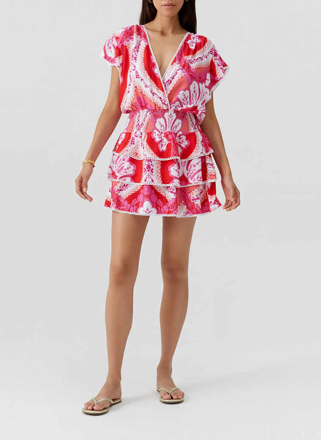 Jess Ornate Dress sold by Melissa Odabash product image thumbnail 3