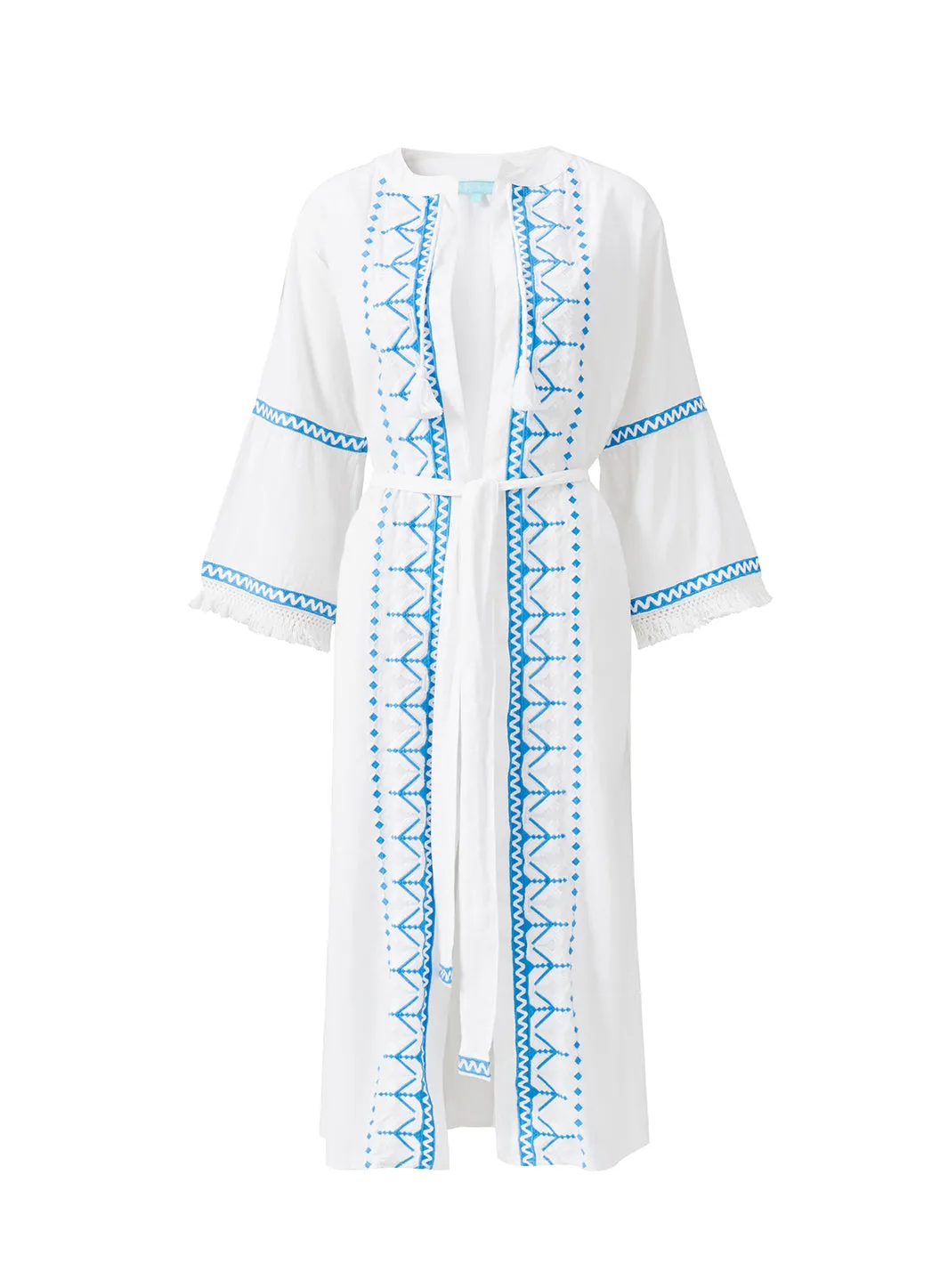 Anais White/Ocean Kaftan sold by Melissa Odabash
