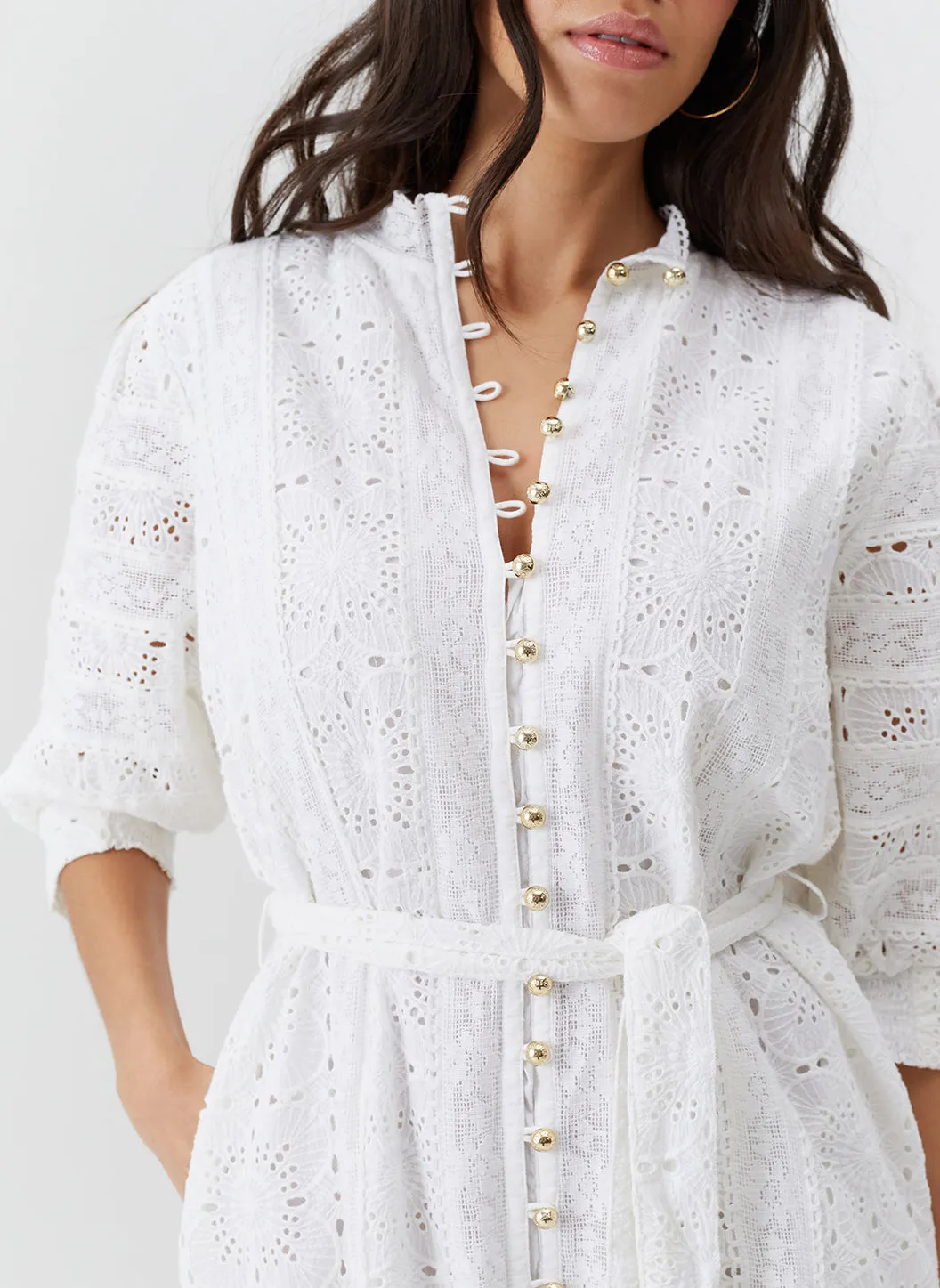 Reagan White Dress sold by Melissa Odabash product image thumbnail 5