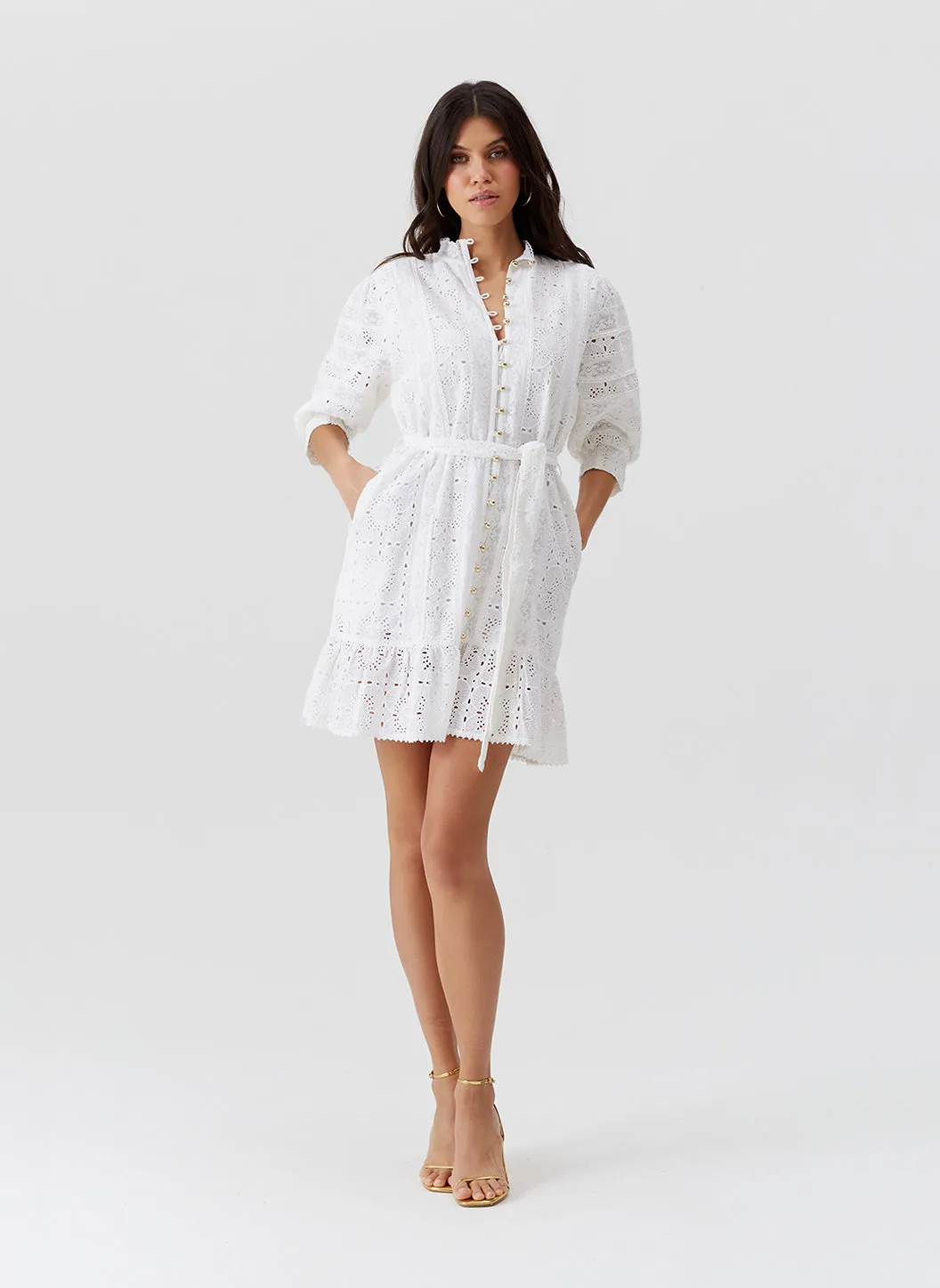 Reagan White Dress sold by Melissa Odabash product image thumbnail 2