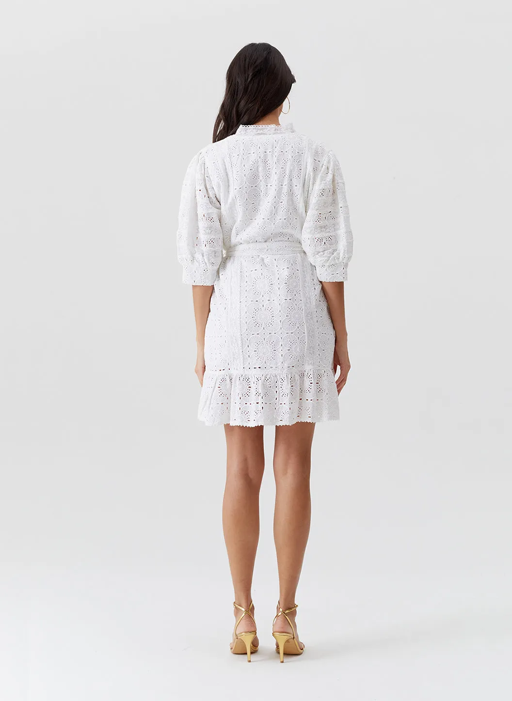 Reagan White Dress sold by Melissa Odabash product image thumbnail 3