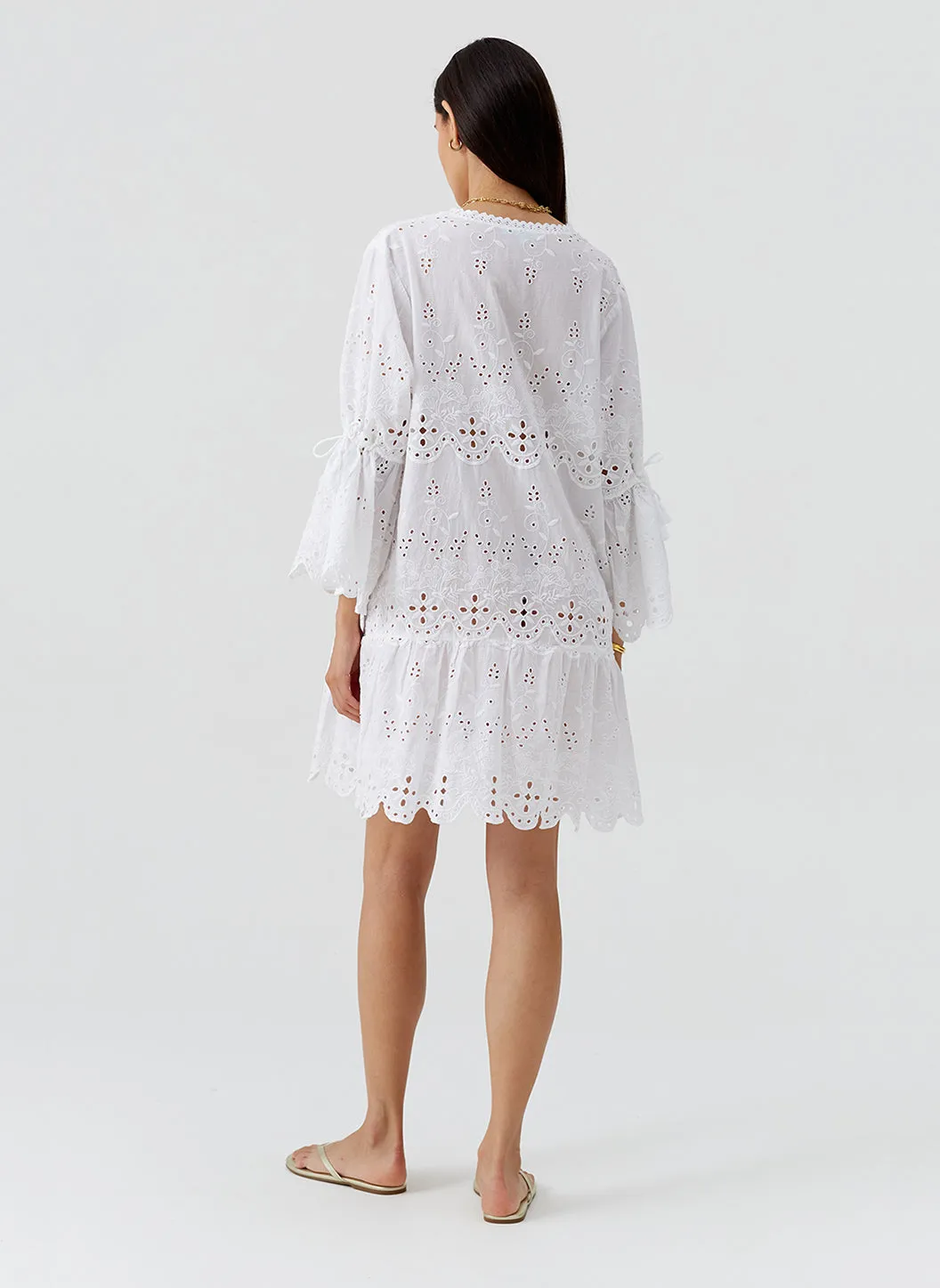 May White Dress sold by Melissa Odabash product image thumbnail 4