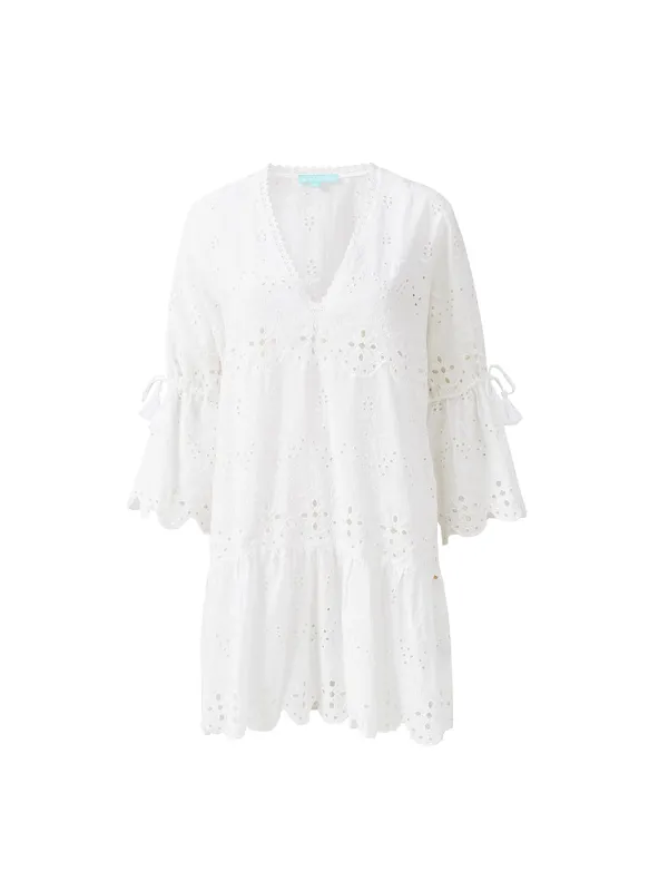 May White Dress made by Melissa Odabash