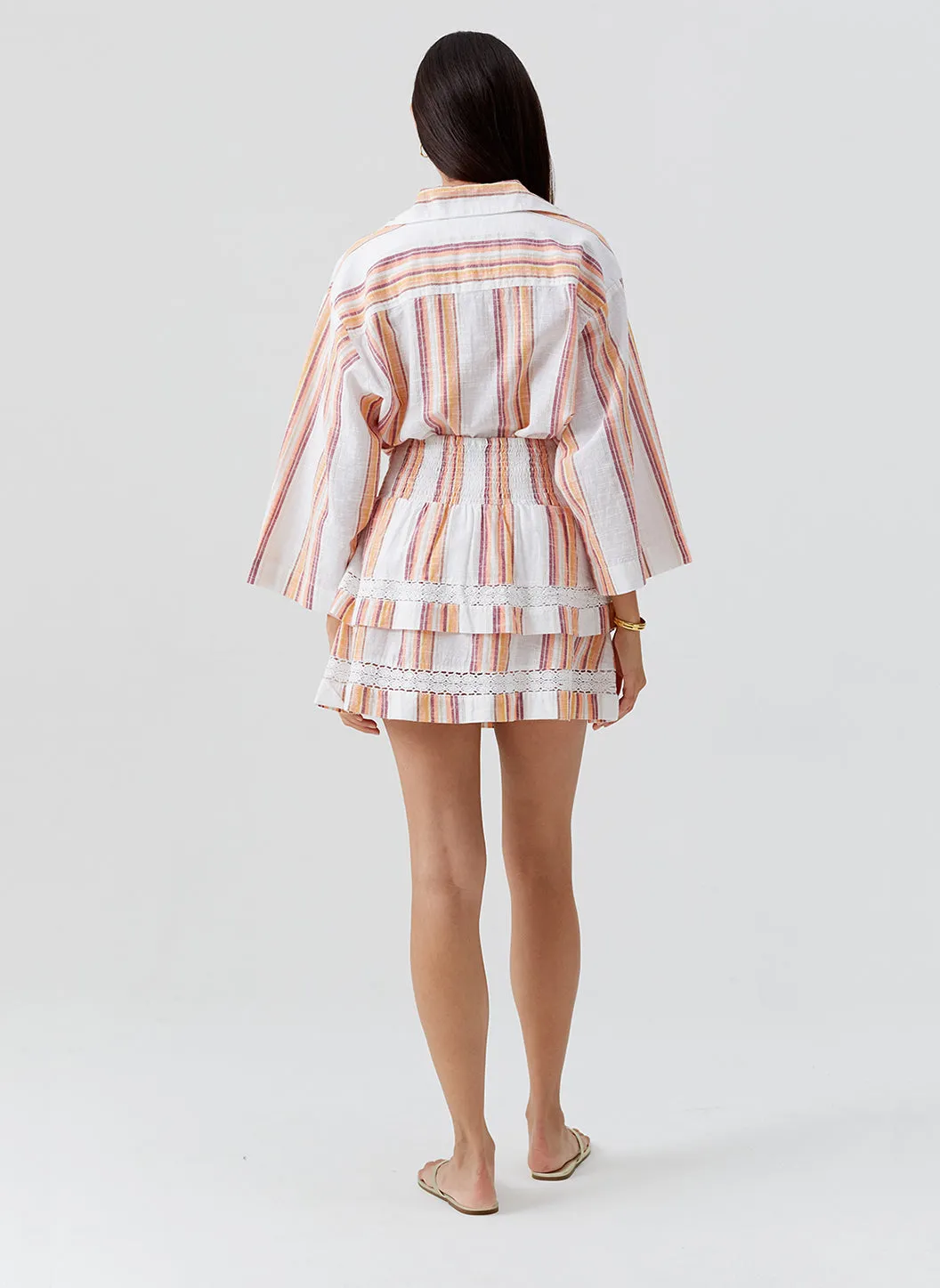 Barbara Sunset Stripe Skirt sold by Melissa Odabash product image thumbnail 4
