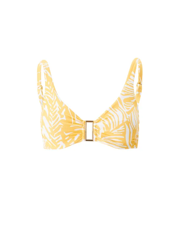 Bel Air Jungle Bikini Top made by Melissa Odabash