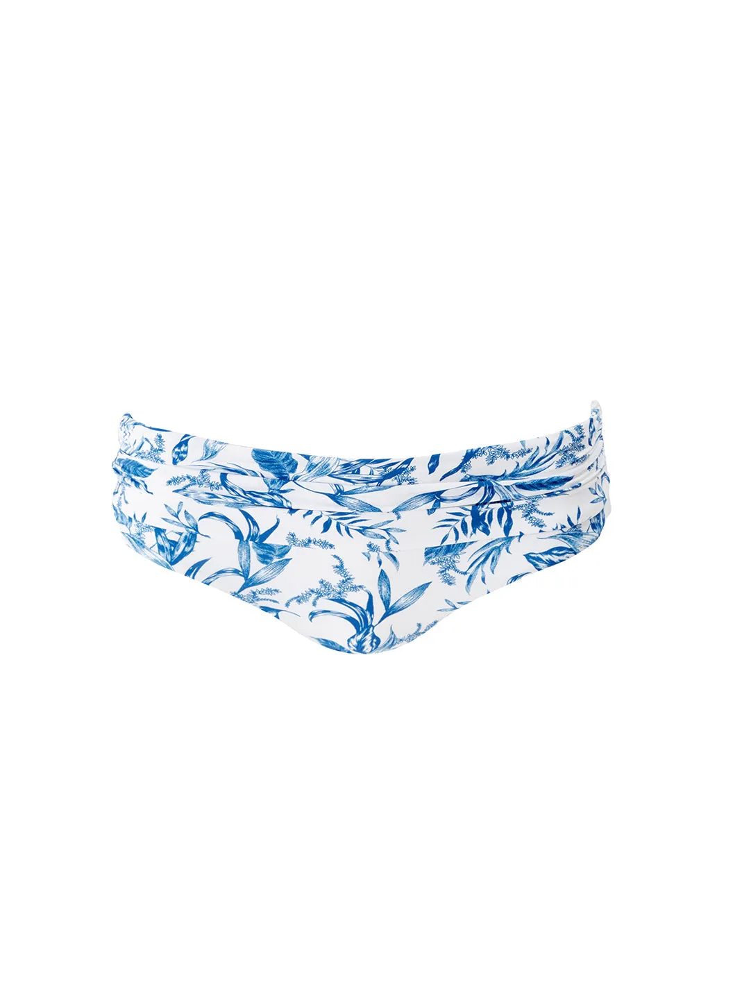 Bel Air Blue Leaf Bikini Bottom sold by Melissa Odabash