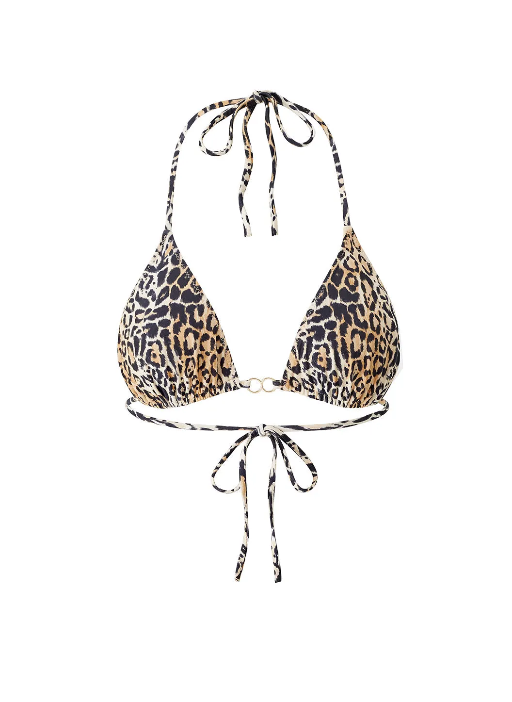 Costa Cheetah Bikini Top sold by Melissa Odabash