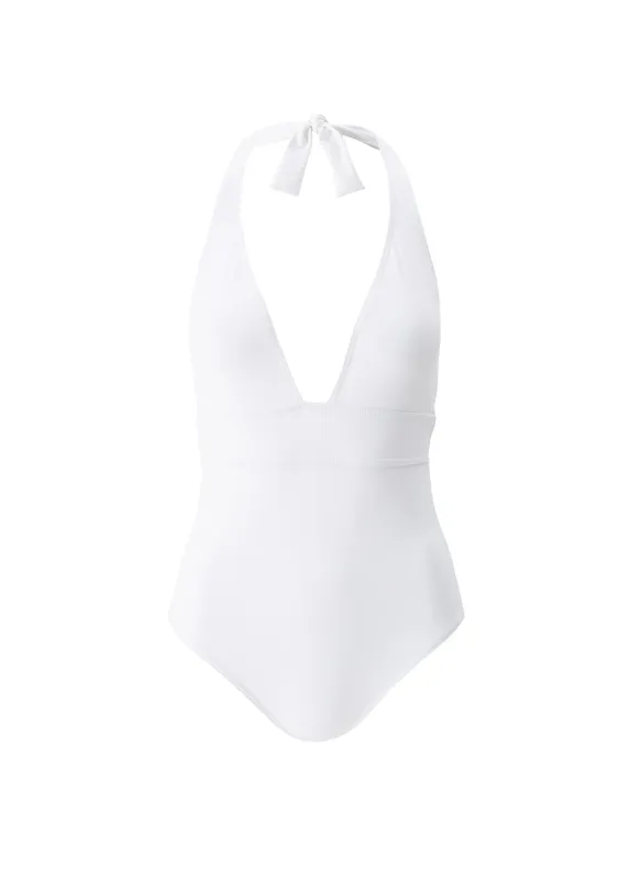 Andros White Swimsuit made by Melissa Odabash