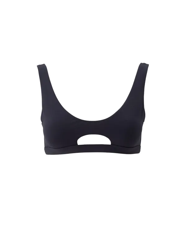 Sorrento Black Bikini Top made by Melissa Odabash