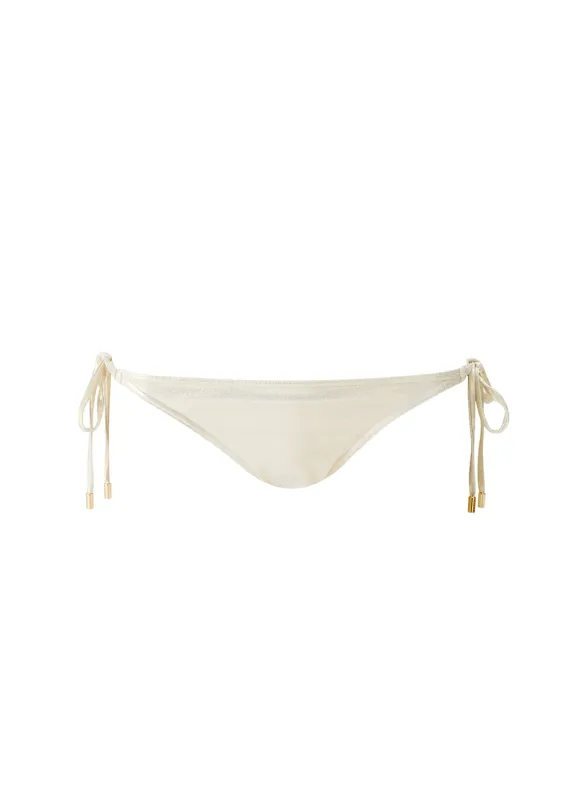 Singapore Gold Bikini Bottom made by Melissa Odabash