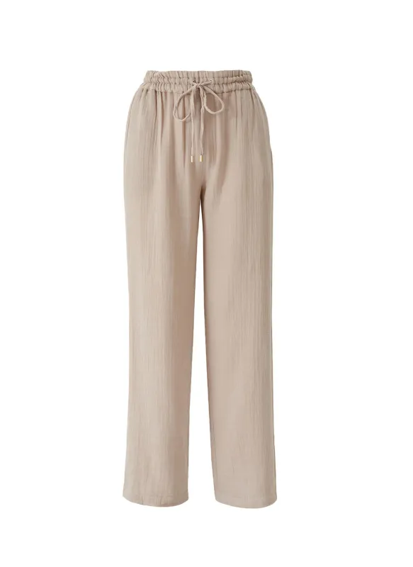 Krissy Beige Trousers sold by Melissa Odabash