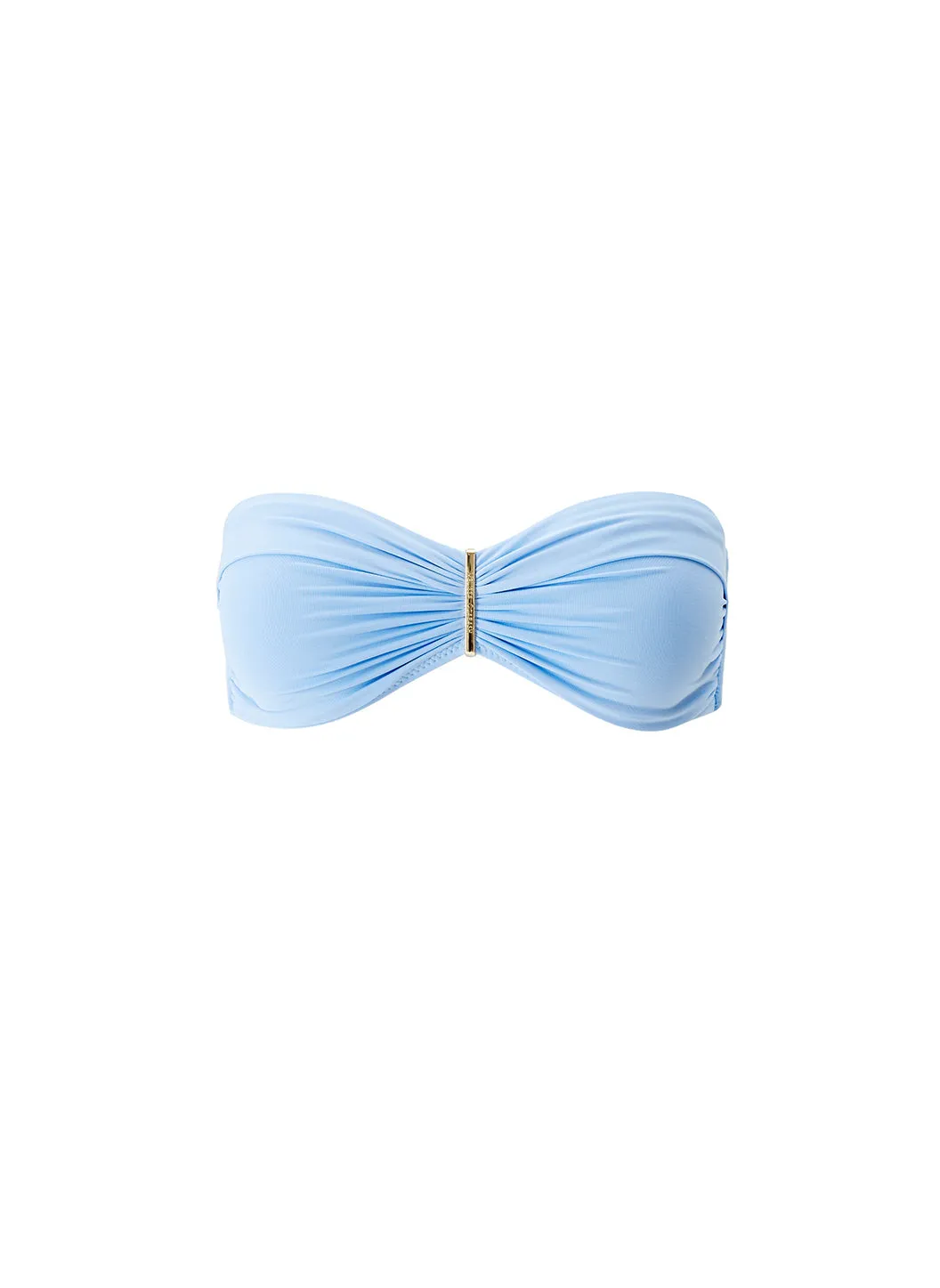 Positano Dusty Blue Bikini Top sold by Melissa Odabash