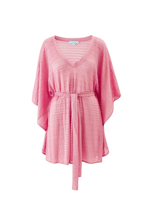 Exclusive Petra Pink/Gold Kaftan made by Melissa Odabash