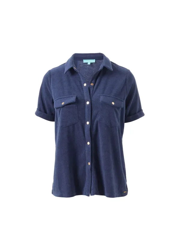 Tori Navy Shirt made by Melissa Odabash