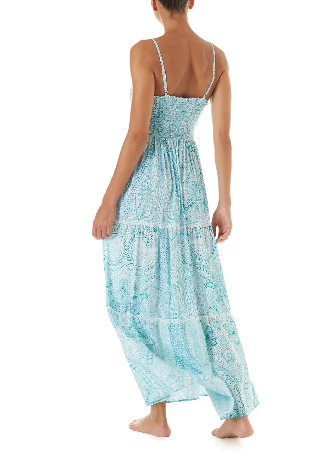 Jamie Paisley Empireline Maxi Dress sold by Melissa Odabash product image thumbnail 4