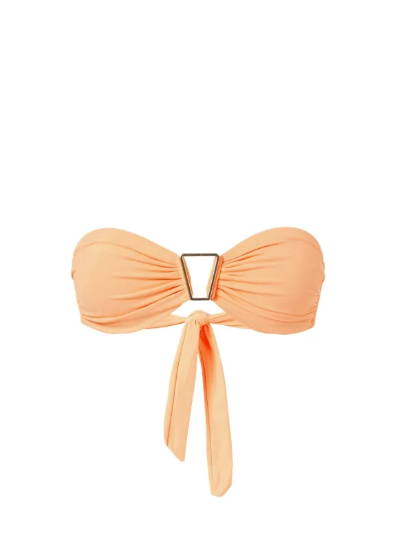 Barcelona Mango Bandeau Triangle Trim Bikini Top sold by Melissa Odabash