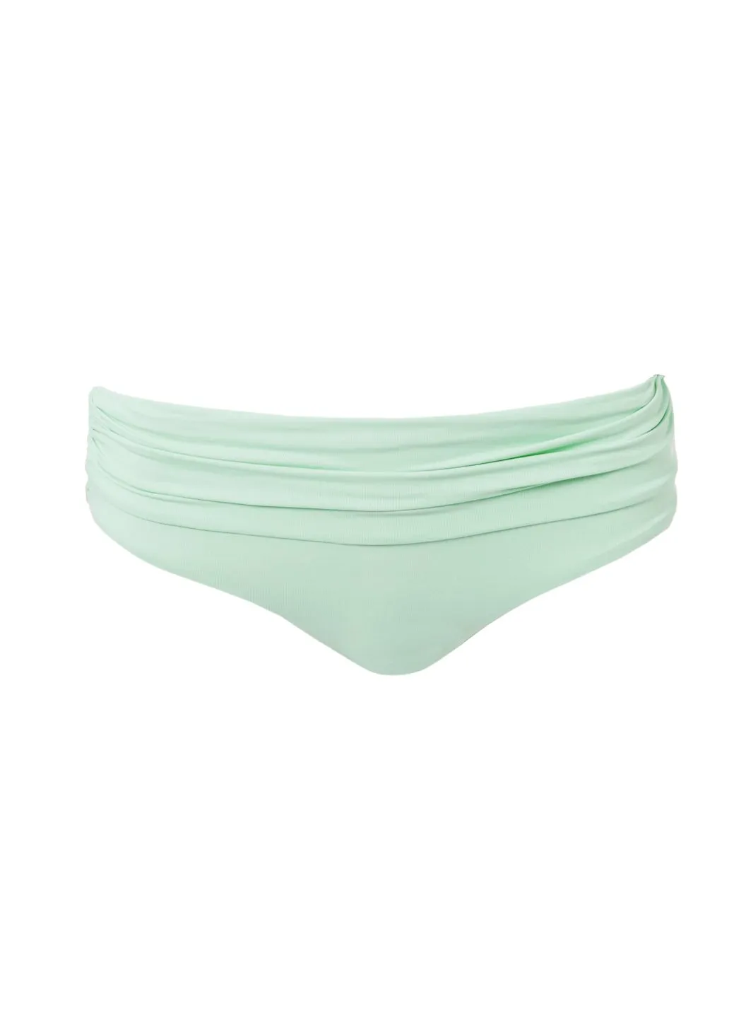 Belair Mint Over The Shoulder Supportive Bikini Bottom sold by Melissa Odabash