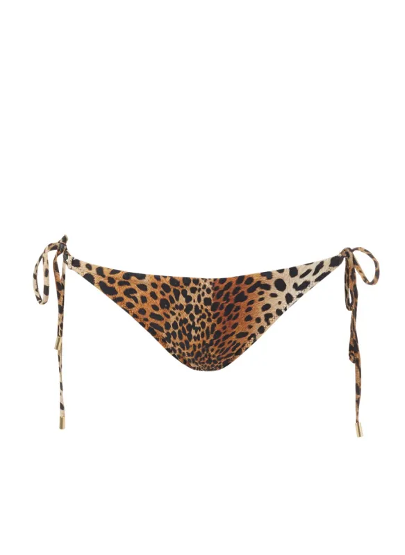 Cancun Cheetah Classic Triangle Bikini Bottom made by Melissa Odabash