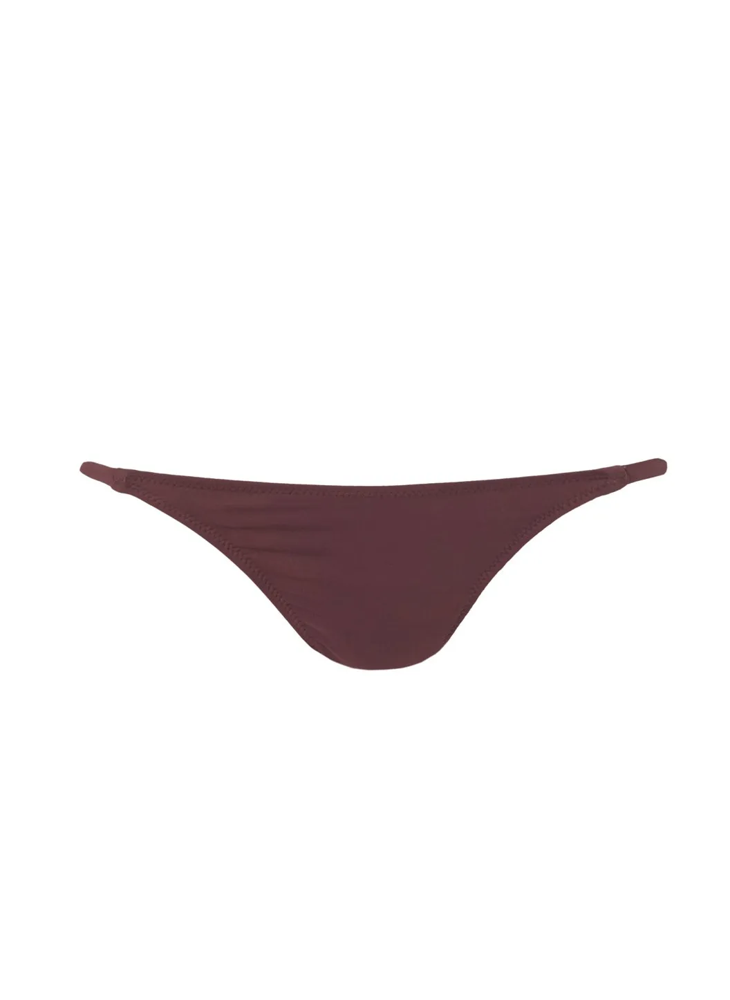 Mexico Walnut Bralette Gold Link Bikini Bottom sold by Melissa Odabash