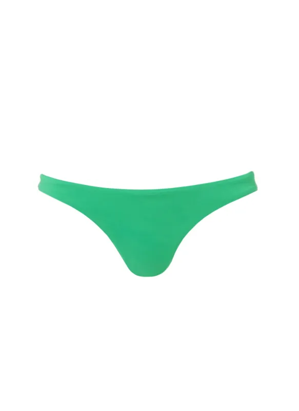 St Kitts Green Bandeau U-Trim Frill Bikini Bottom made by Melissa Odabash