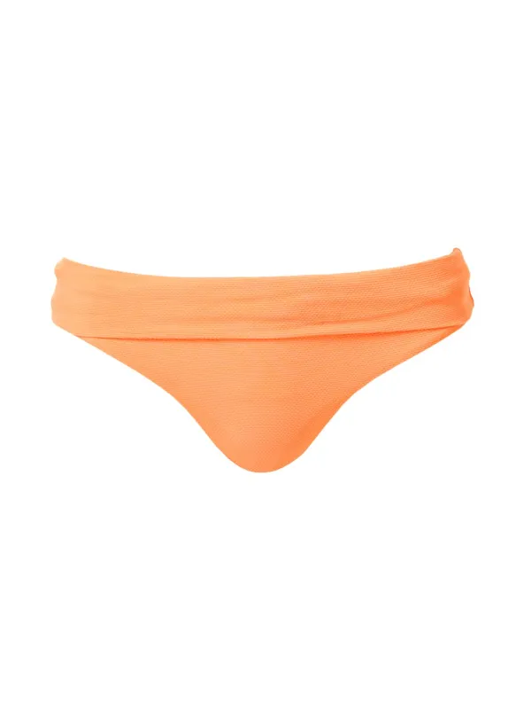 Provence Mango Pique Halterneck Supportive Bikini Bottom made by Melissa Odabash