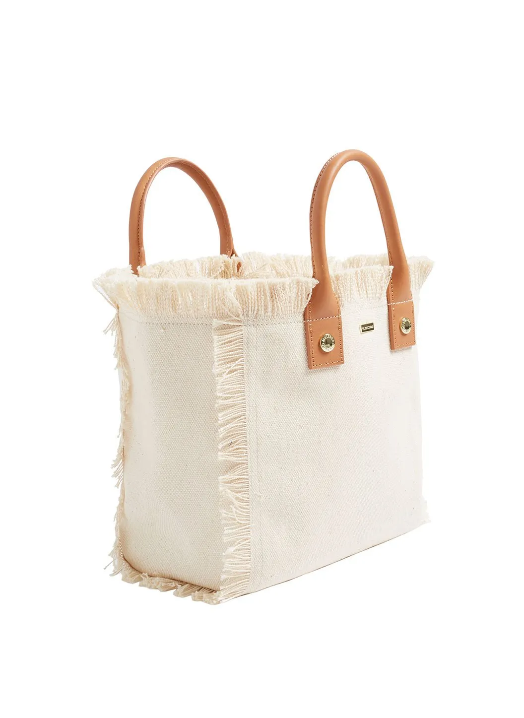 Porto Cervo Mini Beach Tote Beige sold by Melissa Odabash product image thumbnail 2