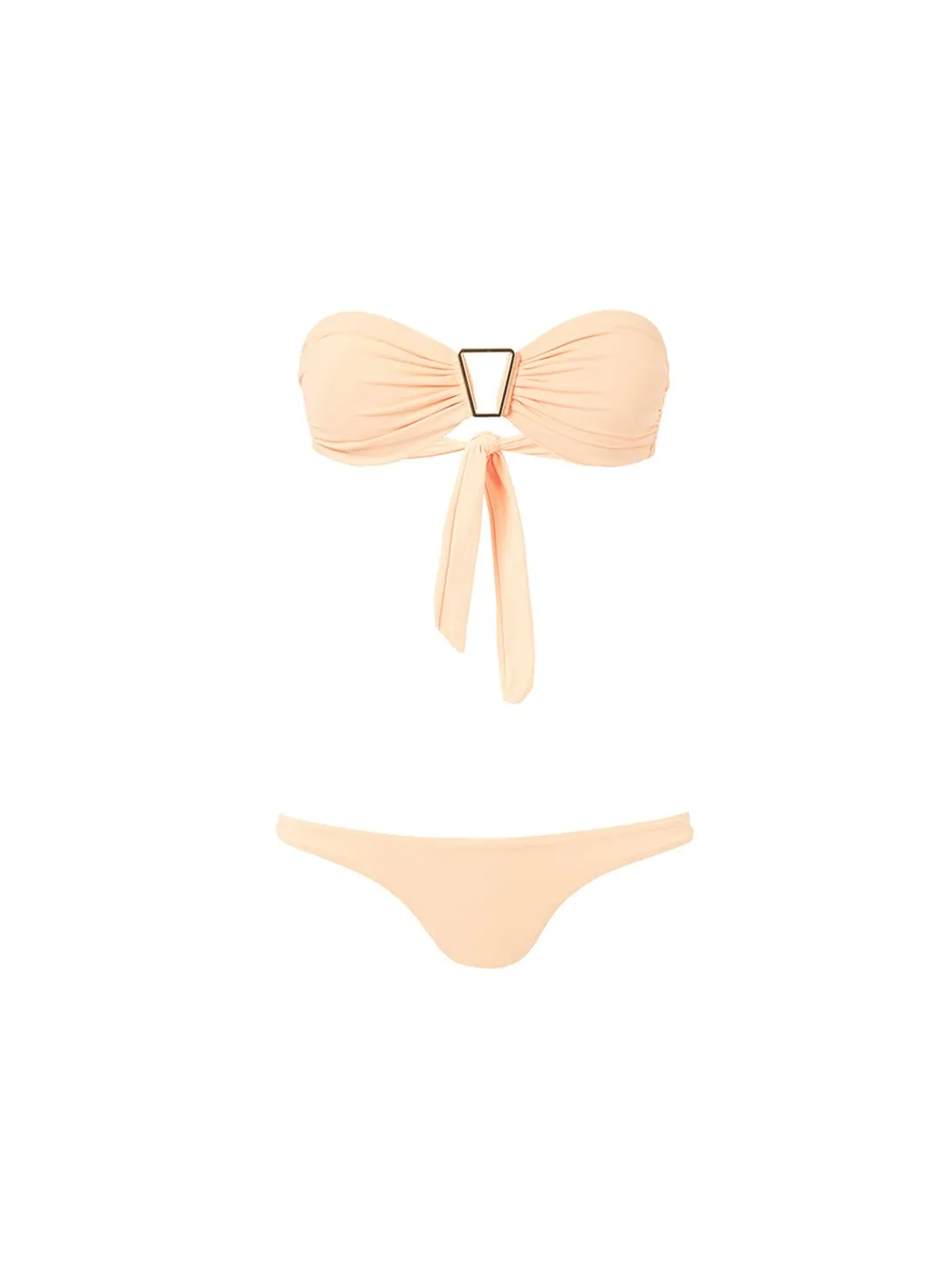 Barcelona Mango Bandeau Triangle Trim Bikini sold by Melissa Odabash