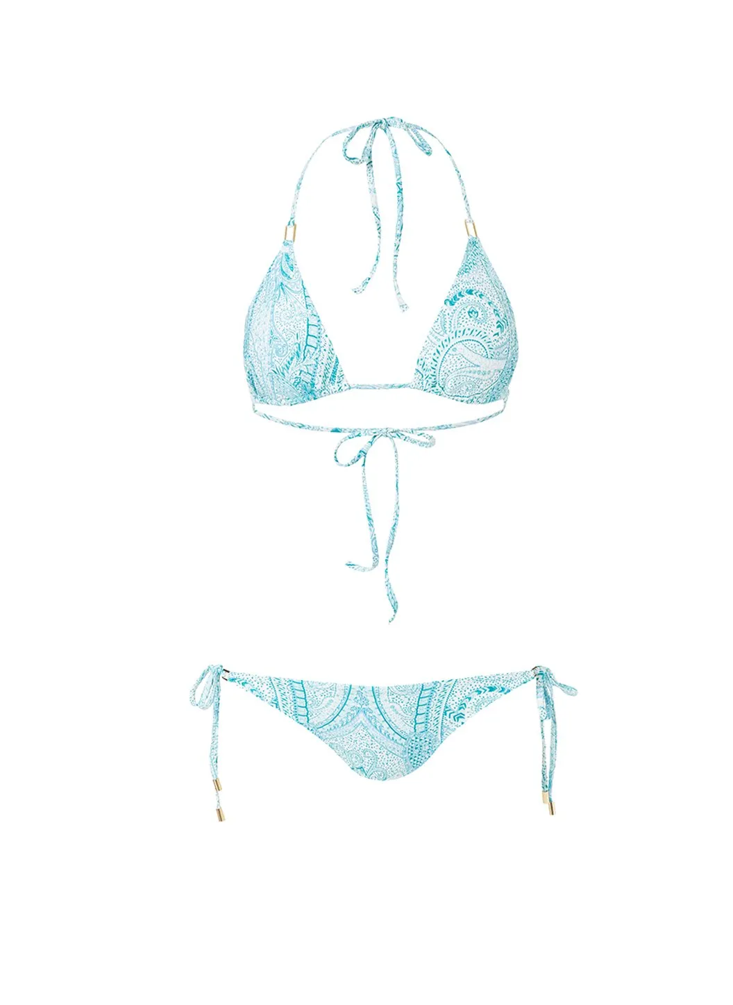 Cancun Paisley Classic Triangle Bikini sold by Melissa Odabash