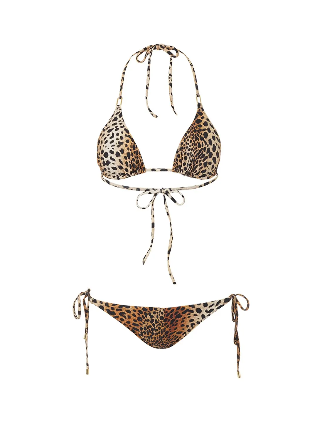 Cancun Cheetah Classic Triangle Bikini sold by Melissa Odabash