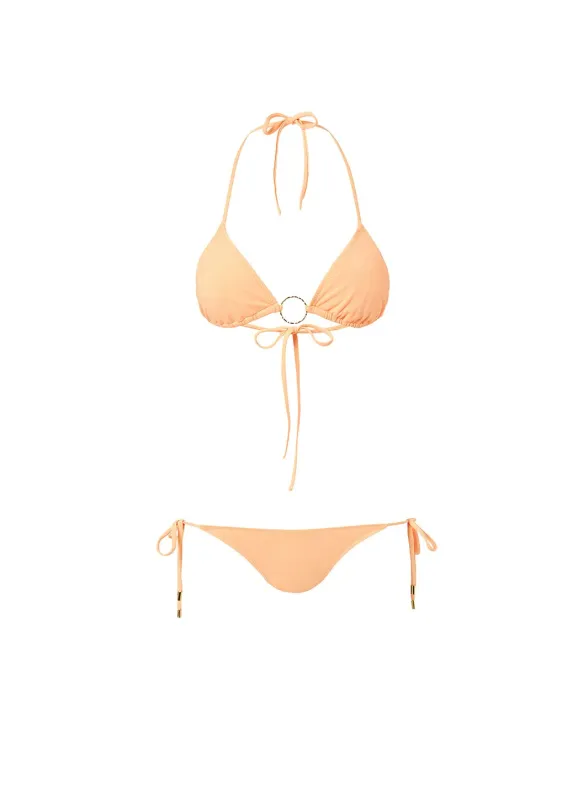 Miami Mango Triangle Ring Bikini made by Melissa Odabash