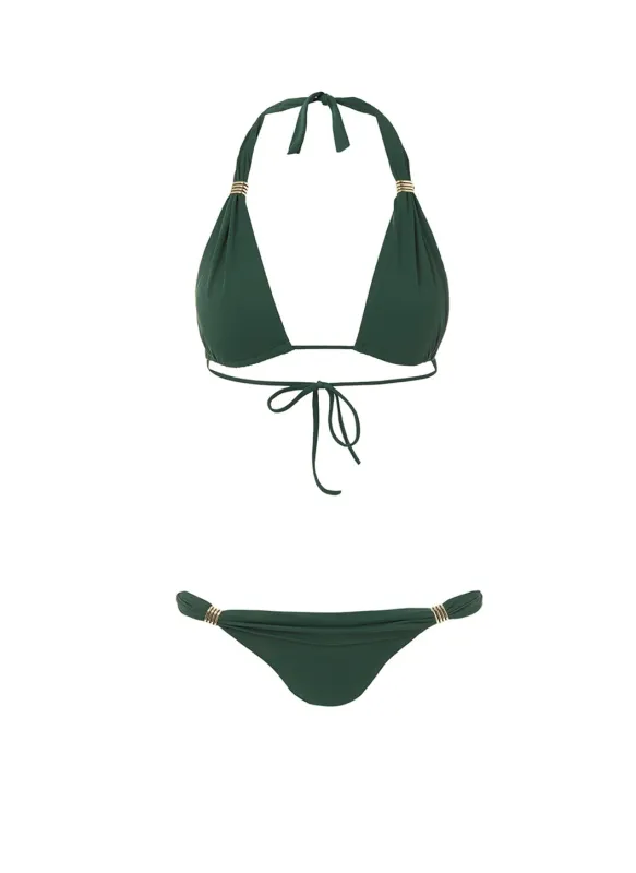 Grenada Forest Adjustable Halterneck Bikini made by Melissa Odabash