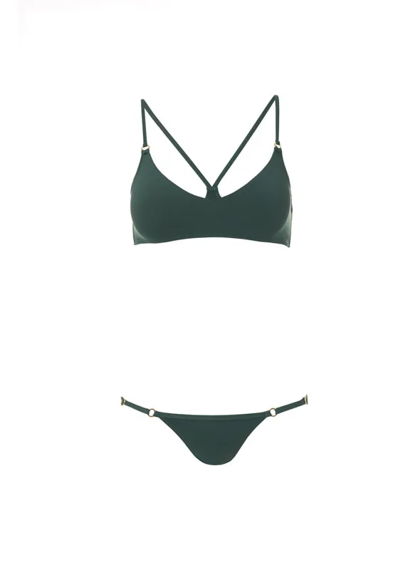 Fiji Forest Classic Bralette Bikini made by Melissa Odabash