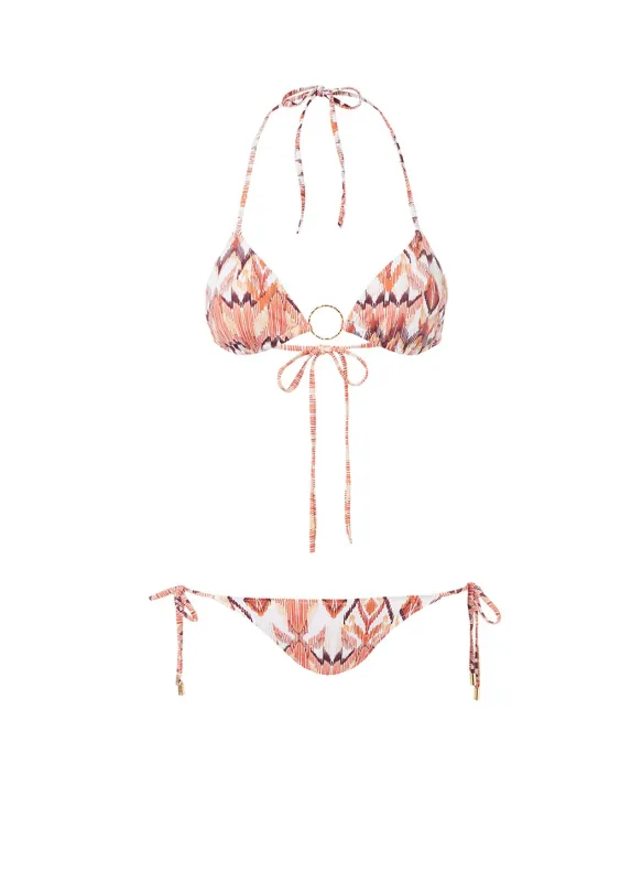 Miami Ikat Triangle Ring Bikini made by Melissa Odabash