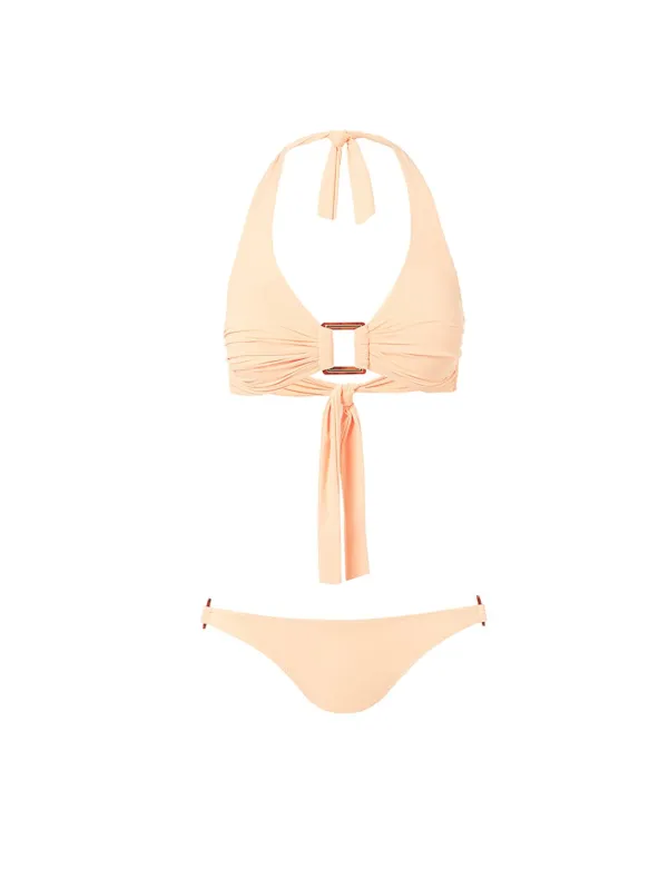 Paris Mango Halterneck Rectangle Trim Bikini made by Melissa Odabash
