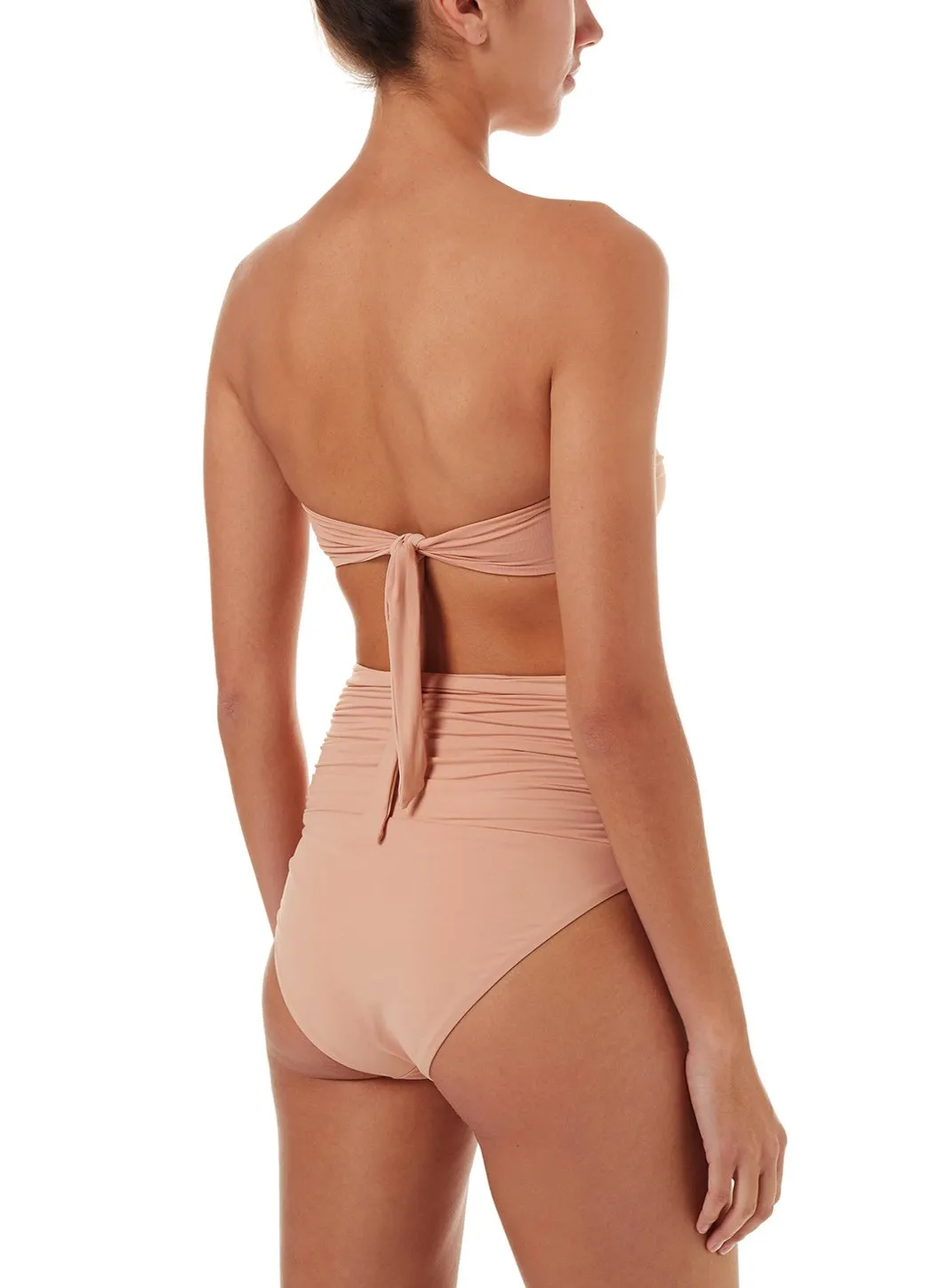Lyon Tan High Waisted Bandeau Bikini sold by Melissa Odabash product image thumbnail 5